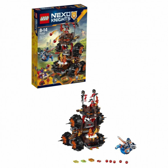 Конструктор LEGO Nexo Knights 70321 Роковое наступление Генерала Магмара в Якутске
