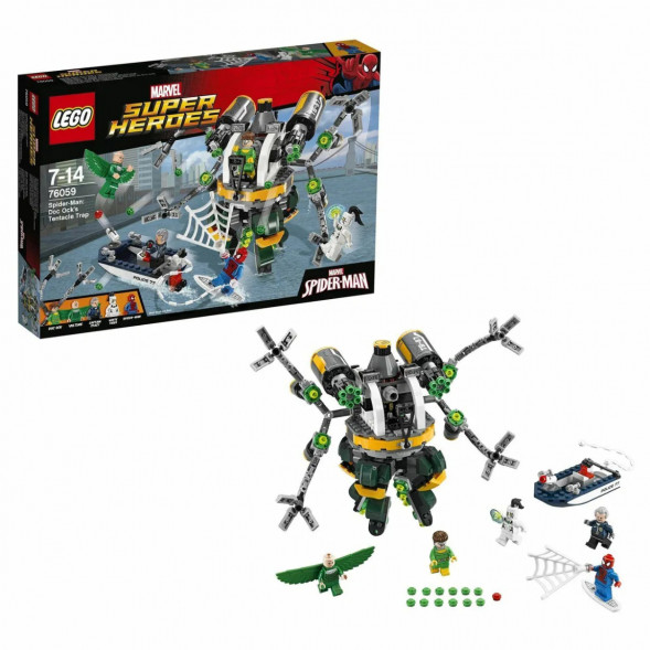 Конструктор LEGO Super Heroes 76059 Человек-паук: в ловушке Доктора Осьминога в Якутске