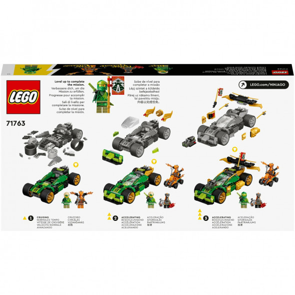 Конструктор LEGO Ninjago 71763 Гоночный автомобиль ЭВО Ллойда в Якутске