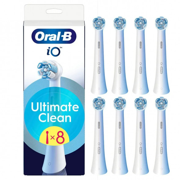 Сменные насадки Oral-B iO Series Ultimate Clean 360, 8 шт., белый в Якутске