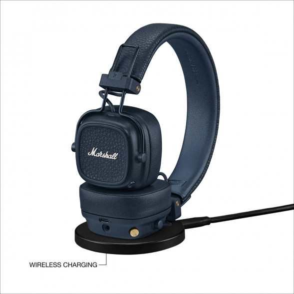 Беспроводные наушники Marshall Major V, синий в Якутске