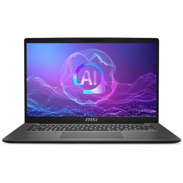 Ноутбук MSI Modern A14 AI+ F3HMG-041XRU (14&amp;quot;, IPS, AMD Ryzen AI 5 330 2ГГц, 4 ядра, 16ГБ DDR5, 512ГБ SSD, AMD Radeon 820M, без ОС), серый в Якутске