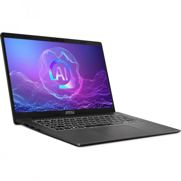 Ноутбук MSI Modern A14 AI+ F3HMG-041XRU (14&amp;quot;, IPS, AMD Ryzen AI 5 330 2ГГц, 4 ядра, 16ГБ DDR5, 512ГБ SSD, AMD Radeon 820M, без ОС), серый в Якутске