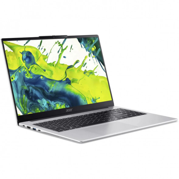 Ноутбук Acer Aspire Lite AL15-74P-569P (15.6&amp;quot;, IPS, Intel Core Ultra 5 125H 1.2ГГц, 14-ядерный, 16ГБ DDR5, 512ГБ SSD, Intel Arc, без ОС), серебристый в Якутске