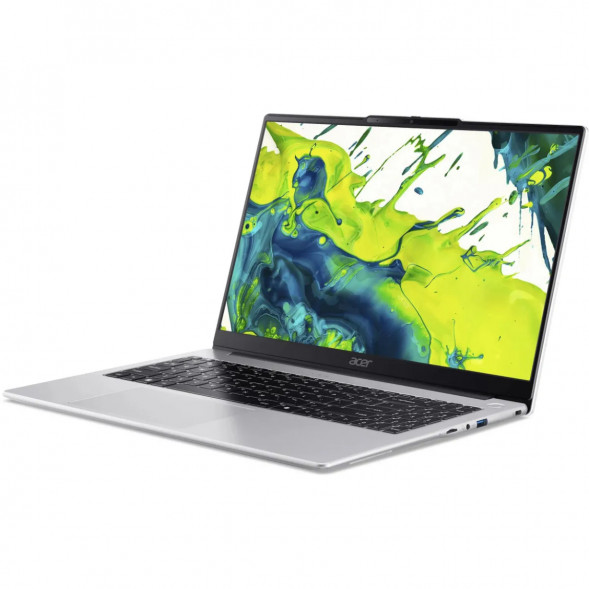 Ноутбук Acer Aspire Lite AL15-74P-569P (15.6&amp;quot;, IPS, Intel Core Ultra 5 125H 1.2ГГц, 14-ядерный, 16ГБ DDR5, 512ГБ SSD, Intel Arc, без ОС), серебристый в Якутске