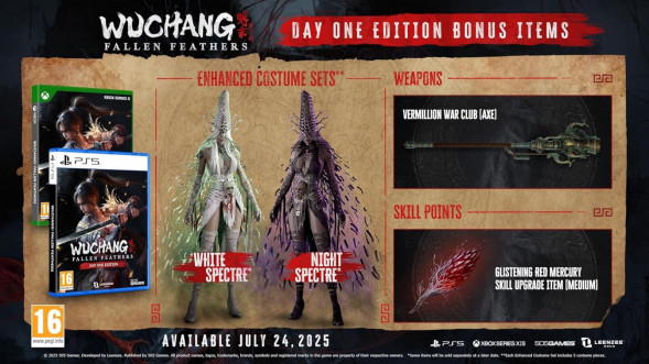 Игра Wuchang: Fallen Feathers. Day One Edition [PS5, русские субтитры] в Якутске