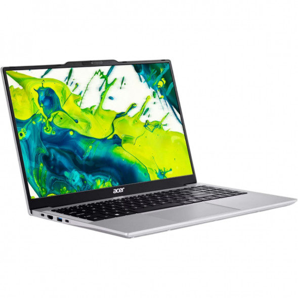 Ноутбук Aser Aspire Lite 15 AL15-53P-56PA (15.6&amp;quot;, IPS, Intel Core 5 120U, 10 ядер, 16 ГБ DDR4, 512 ГБ SSD, Intel Graphics, без ОС), серебристый в Якутске