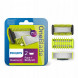 Сменные лезвия Philips OneBlade 2 шт. + 1 шт. Body kit QP620/50 в Якутске