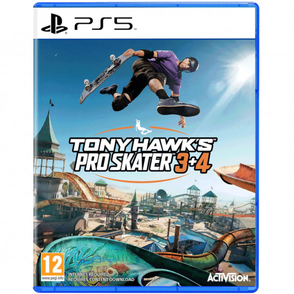 Игра Tony Hawk&amp;#039;s Pro Skater 3+4 [PS5, английская версия] в Якутске