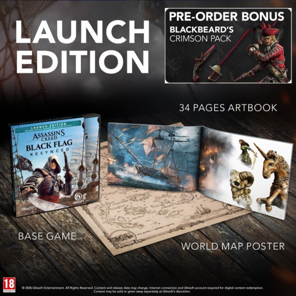 Игра Assassin&amp;#039;s Creed: Black Flag Resynced. Launch Edition [PS5, русские субтитры] в Якутске