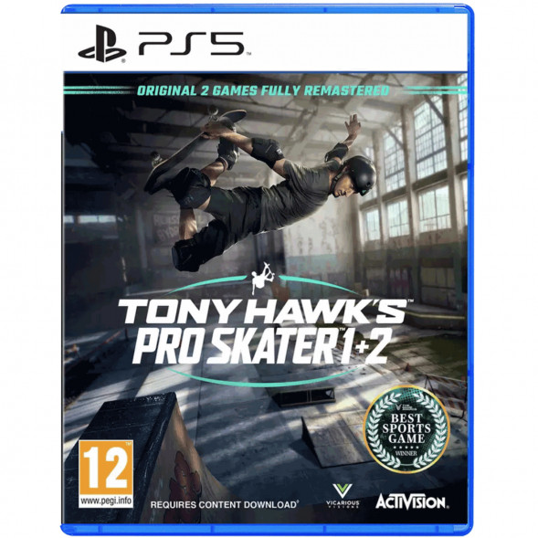 Игра Tony Hawk&amp;#039;s Pro Skater 1+2 [PS5, английская версия] в Якутске